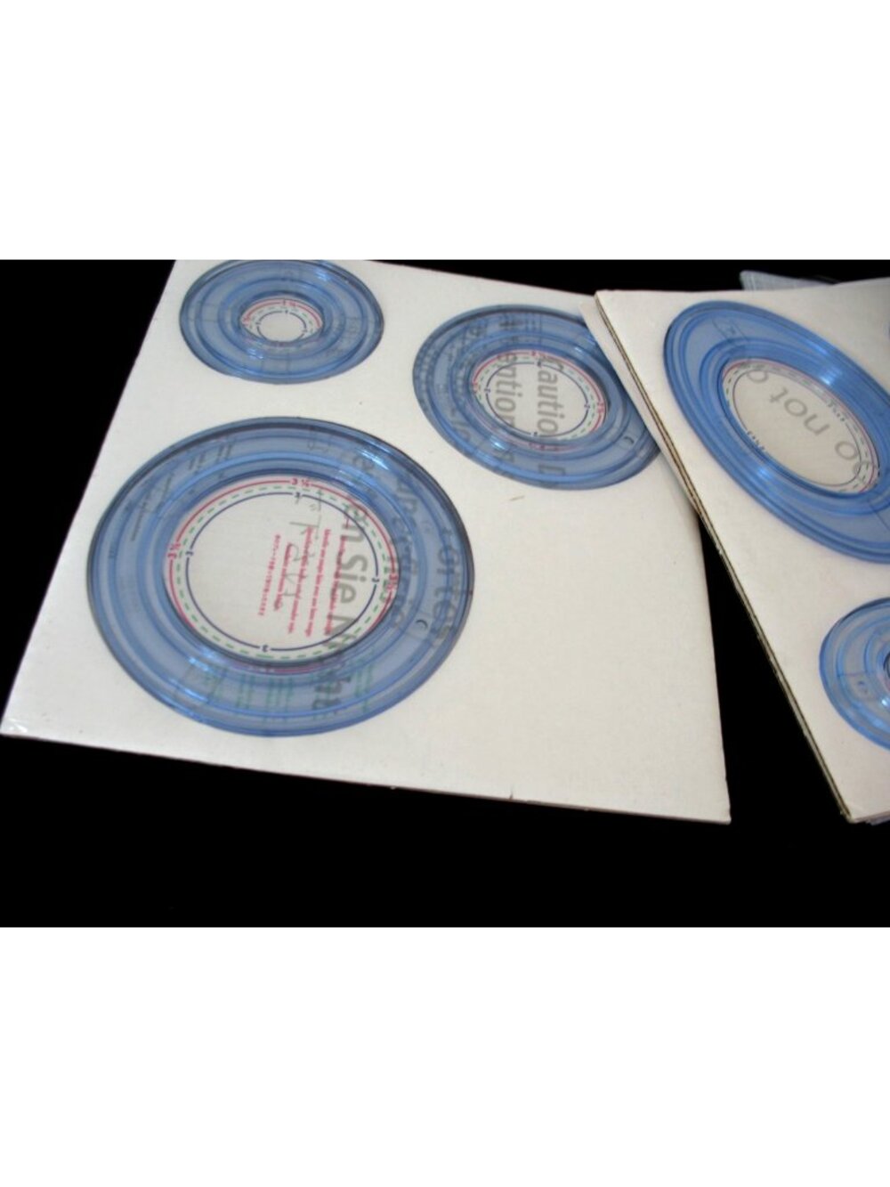 Creative Memories Custom Cutting, mat blades, Ovals, Circles,  Celestial pattern